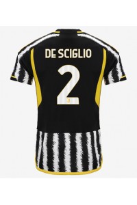 Fotbalové Dres Juventus Mattia De Sciglio #2 Domácí Oblečení 2023-24 Krátký Rukáv